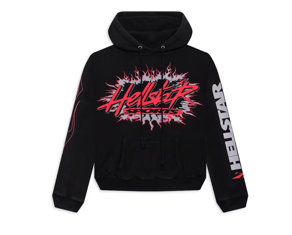 Hellstar Sports Future Flame Hoodie Black