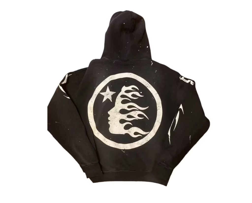 Hellstar x ComplexCon 2024 Exclusive Flame Hoodie Black