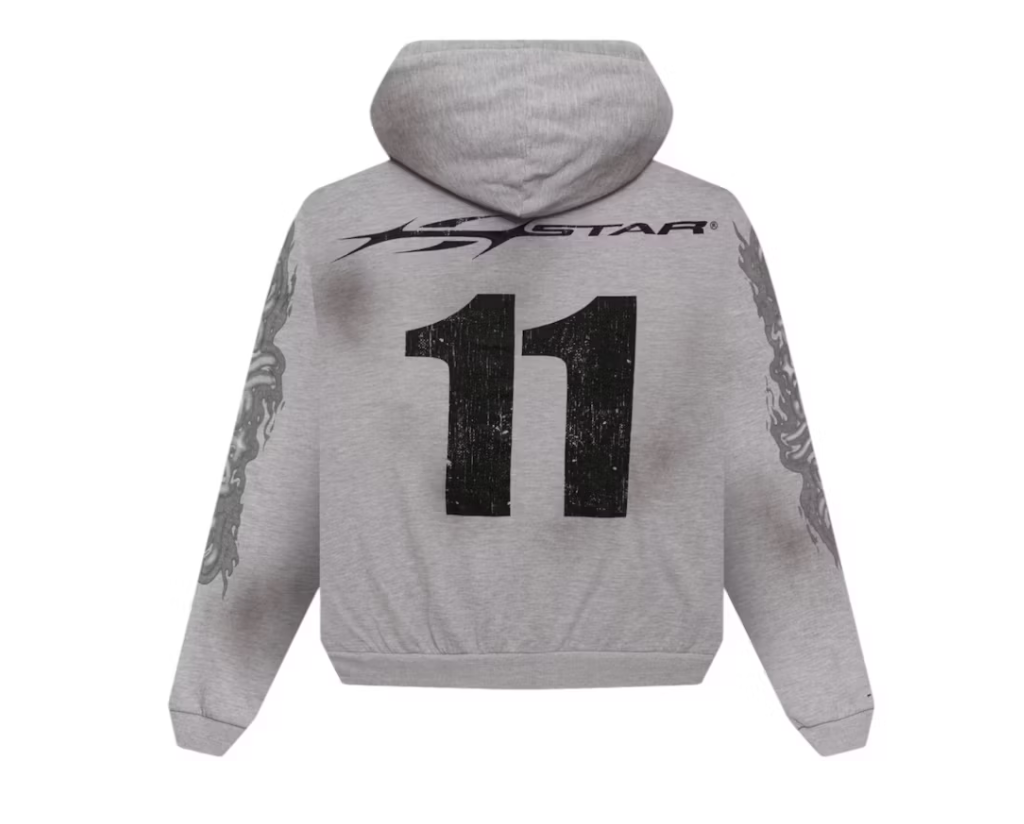 Hellstar Yoga Zip-Up Grey