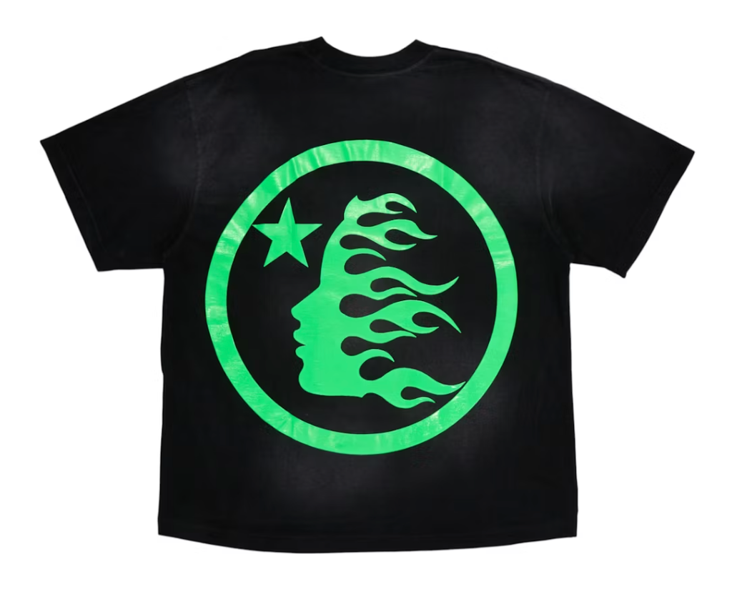 Hellstar Classic T-shirt (Gel Print) Black/Green