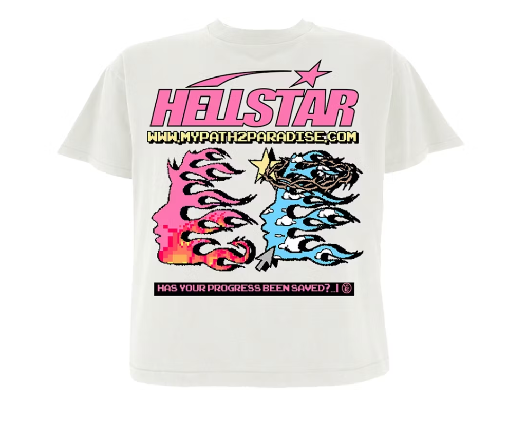 Hellstar Pixel T-Shirt White