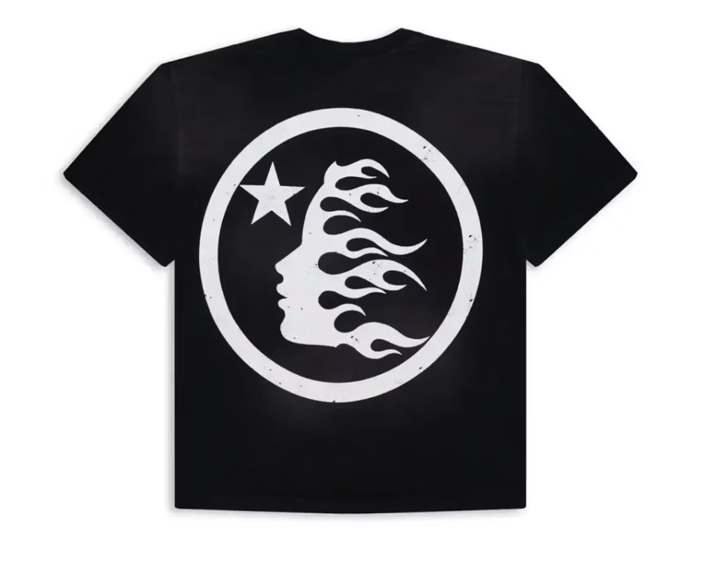 Hellstar Classic Logo Gel Print T-shirt Black