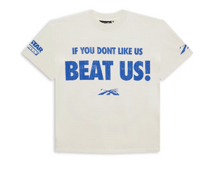 Hellstar Beat Us! T-shirt White/Blue
