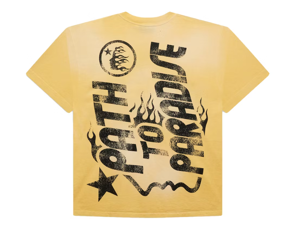 Hellstar Jesus T-Shirt Yellow