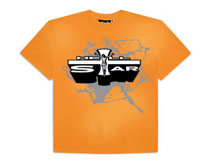 Hellstar Jesus T-Shirt Orange