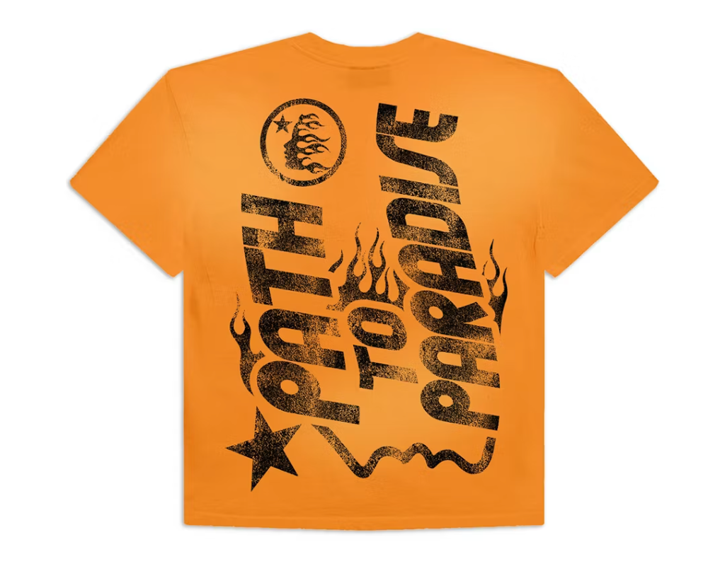 Hellstar Jesus T-Shirt Orange