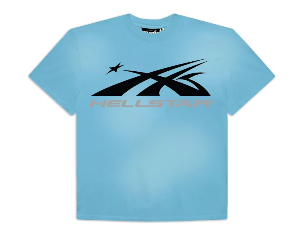 Hellstar Sports Core Logo Gel T-Shirt Blue